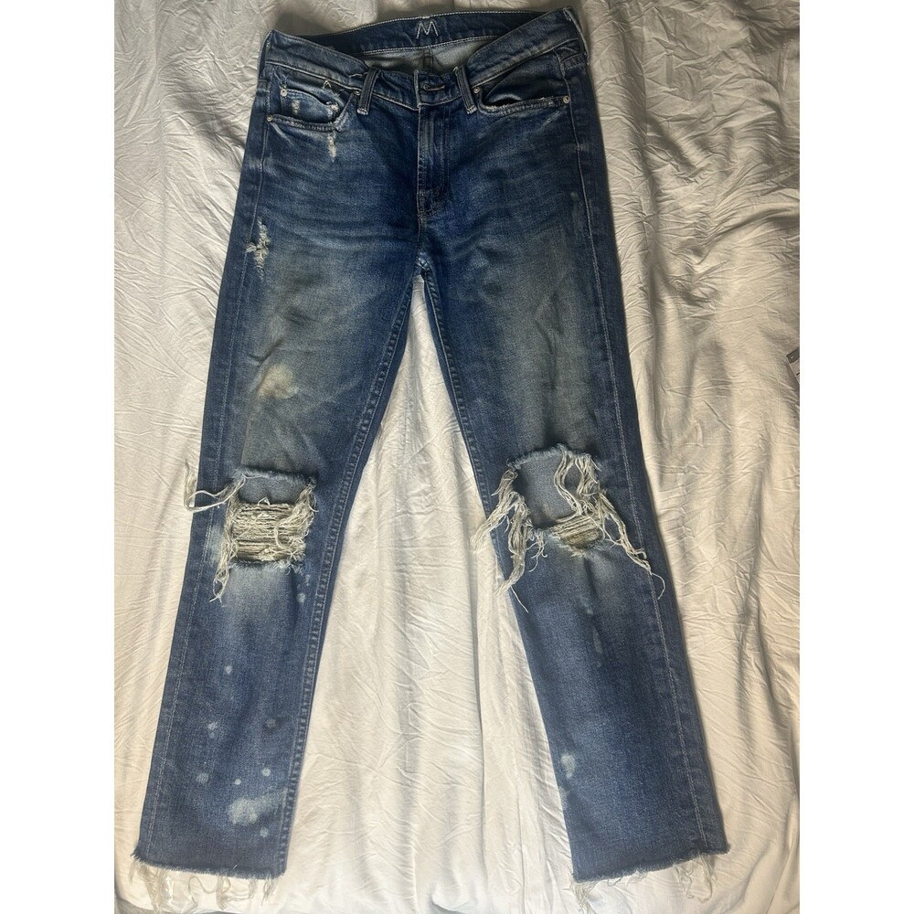 Mother Jeans The Dropout Fray SZ 24
